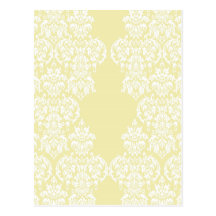 Yellow Damask Postcards
