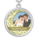 Damask Wedding necklace