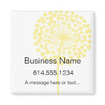 Yellow Dandelion Flower Customizable Magnet magnets