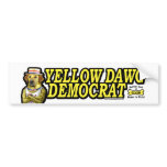 Yellow Dawg  Bumper Sticker 