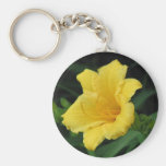 Yellow Day Lily Key Chain