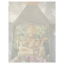 yellow Deities In Three Buddha Temple In Central H Personalized Letterhead