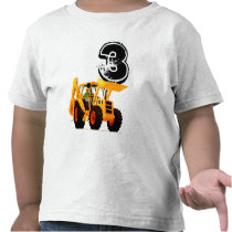 Yellow Digger 3rd Birthday Tees