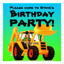 Yellow Digger invitations