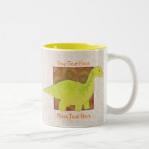 Yellow Dinosaur Mug