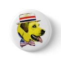 Yellow Dog Button by yellowdogdemocrat Yellow Dog Button