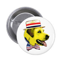 Yellow Dog Button  buttons