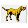 Yellow Dog Greeting Card