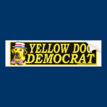 Yellow Dog Democrat bumper stickers