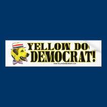 Yellow Dog Democrat bumper stickers