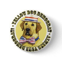 Yellow Dog Democrat. Button by buttonZup Yellow Dog Democrat. Button
