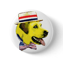 Yellow Dog Democrat. Button 