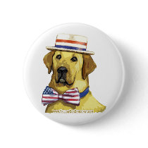 Yellow Dog Democrat  Button 