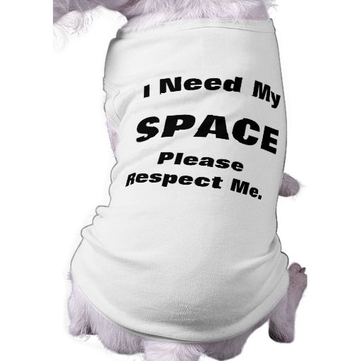 Yellow Dog Give Me Space Shirt Zazzle