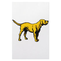 Yellow Dog stationery by GewissArt Yellow Dog stationery
