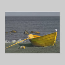 Yellow Dory Postcard postcards