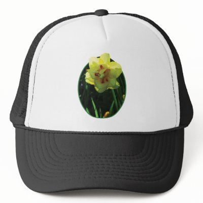 Yellow Double Daffodil Hat by SusanSavad