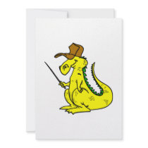 Yellow Dragon in Hat Invites