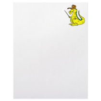 Yellow Dragon in Hat Customized Letterhead