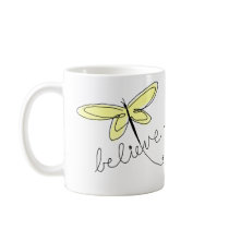 Yellow Dragonfly Coffee Mug