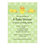 Yellow Duck Baby Shower Invitation