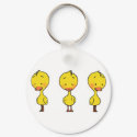 Yellow duck key chain keychains