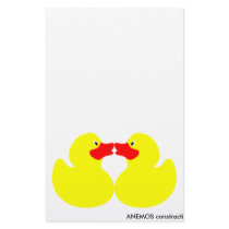 yellow ducks stationery by GeoKip yellow ducks stationery