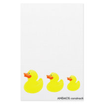 yellow ducks stationery by GeoKip yellow ducks stationery