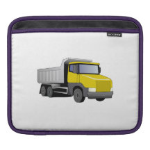 Yellow Dump Truck Sleeve For iPads