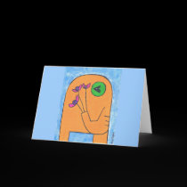 yellow elly Note Card by Kianmaartgallery yellow elly Note Card