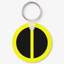 Yellow Equality Keychain