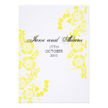 yellow EVENING INVITE