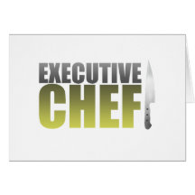 Yellow Executive Chef Cards
