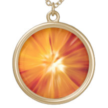 Yellow Explosion Necklace