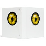 Yellow eye graphic Monster eye? Cosmic Vinyl Binders