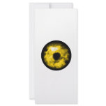 Yellow eye graphic Monster eye? Cosmic Custom Rack Cards