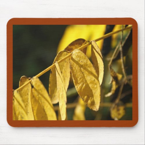 Yellow Fall Leaves mousepad