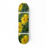 Yellow False Sunflowers Skateboards