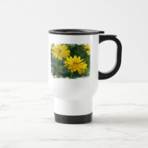Yellow False Sunflowers Travel Mug