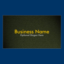 Yellow Faux Leather Business Card Design business cards