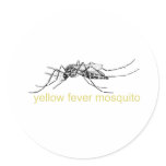 Yellow Fever Mosquito stickers