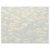 Yellow Field of dandelions in the Netherlands flow Personalized Letterhead