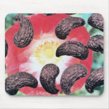 Yellow Field poppy seeds (Papaver rhoeas) flowers Mousepad