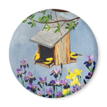 Yellow Finch Magnet