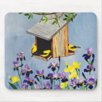 Yellow Finch Mousepad