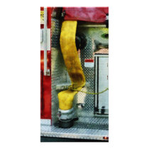 Yellow Fire Hose Photo Cards