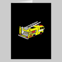 Yellow Fire Truck cards