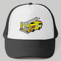 Yellow Fire Truck hats