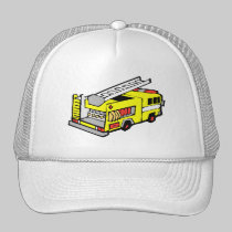 Yellow Fire Truck hats