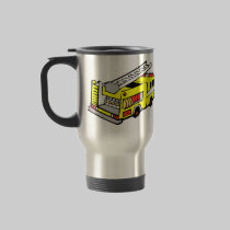 Yellow Fire Truck mugs